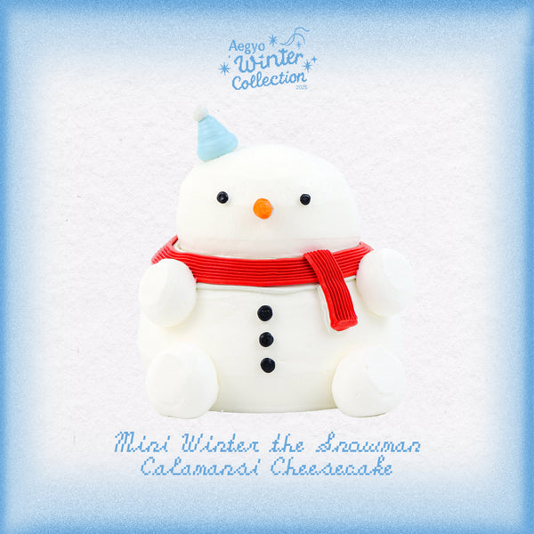 Mini Winter the Snowman Calamansi Cheesecake (Winter Edition)