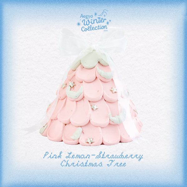 6" Pink Lemon Strawberry Christmas Tree (Winter Edition)