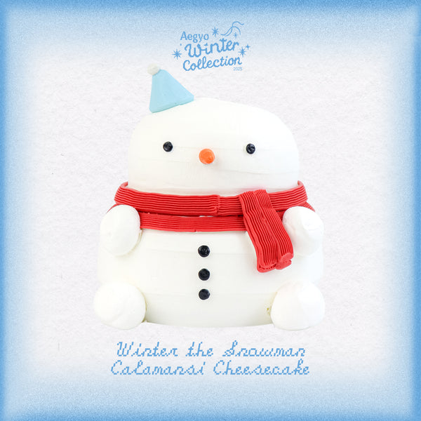 6" Winter the Snowman Calamansi Cheesecake (Winter Edition)