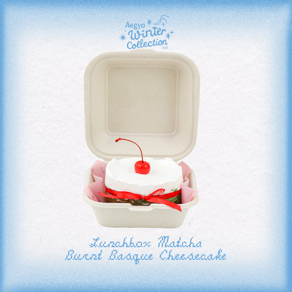 Lunchbox Matcha Burnt Basque Aegyo Cheesecake (Winter Edition)
