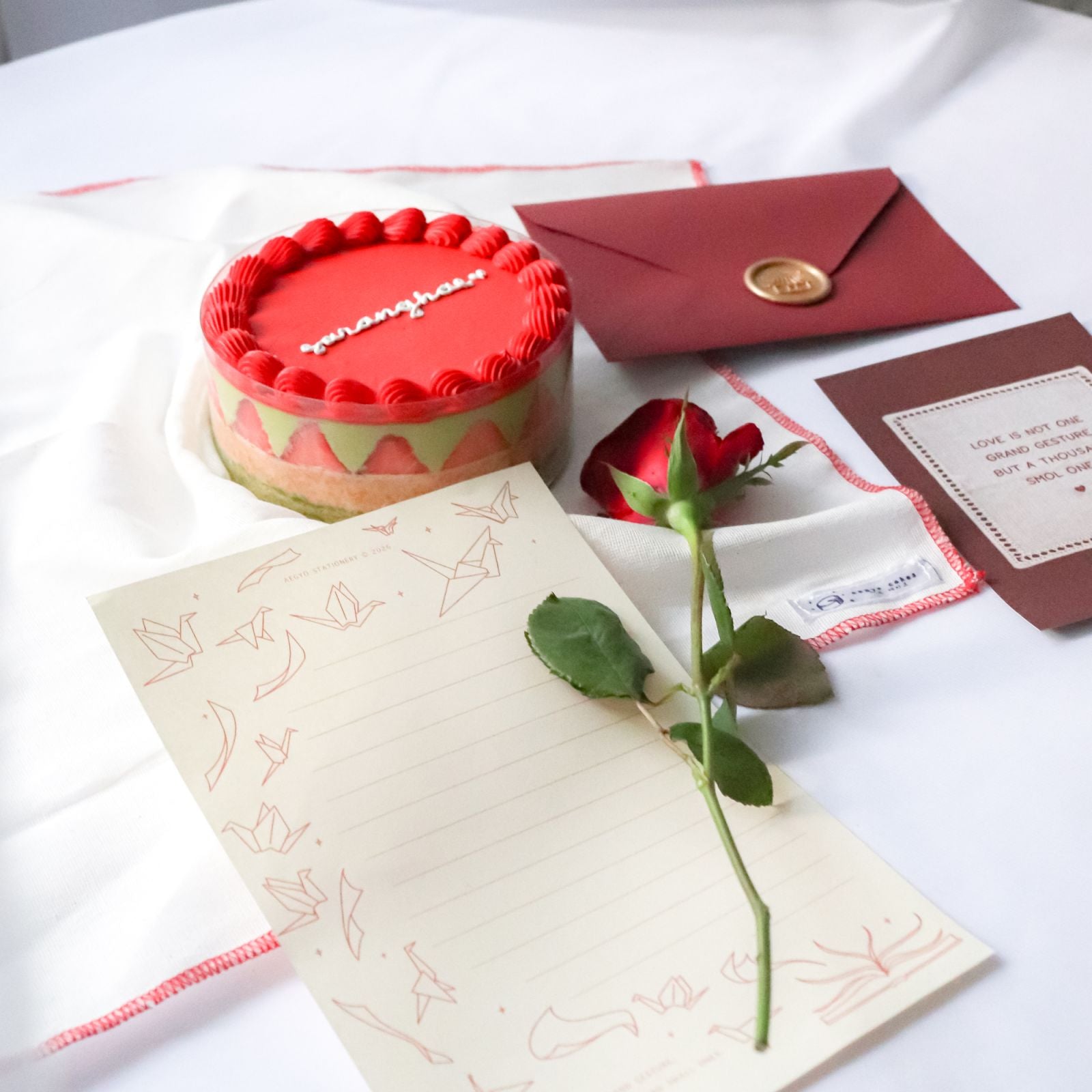 The Aegyo Stationery Valentine Set