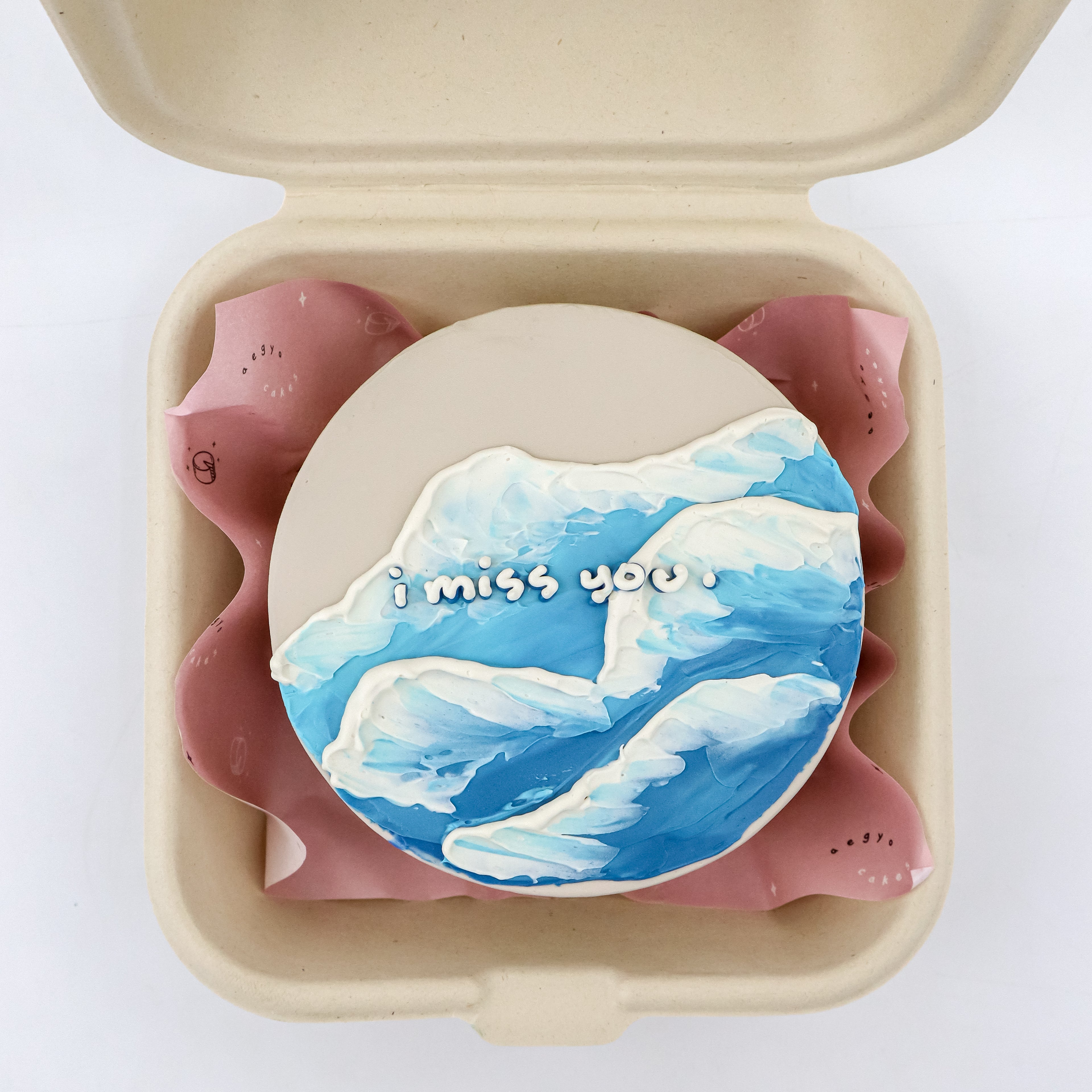 Lunchbox Beach Vibes Signature Aegyo Cake
