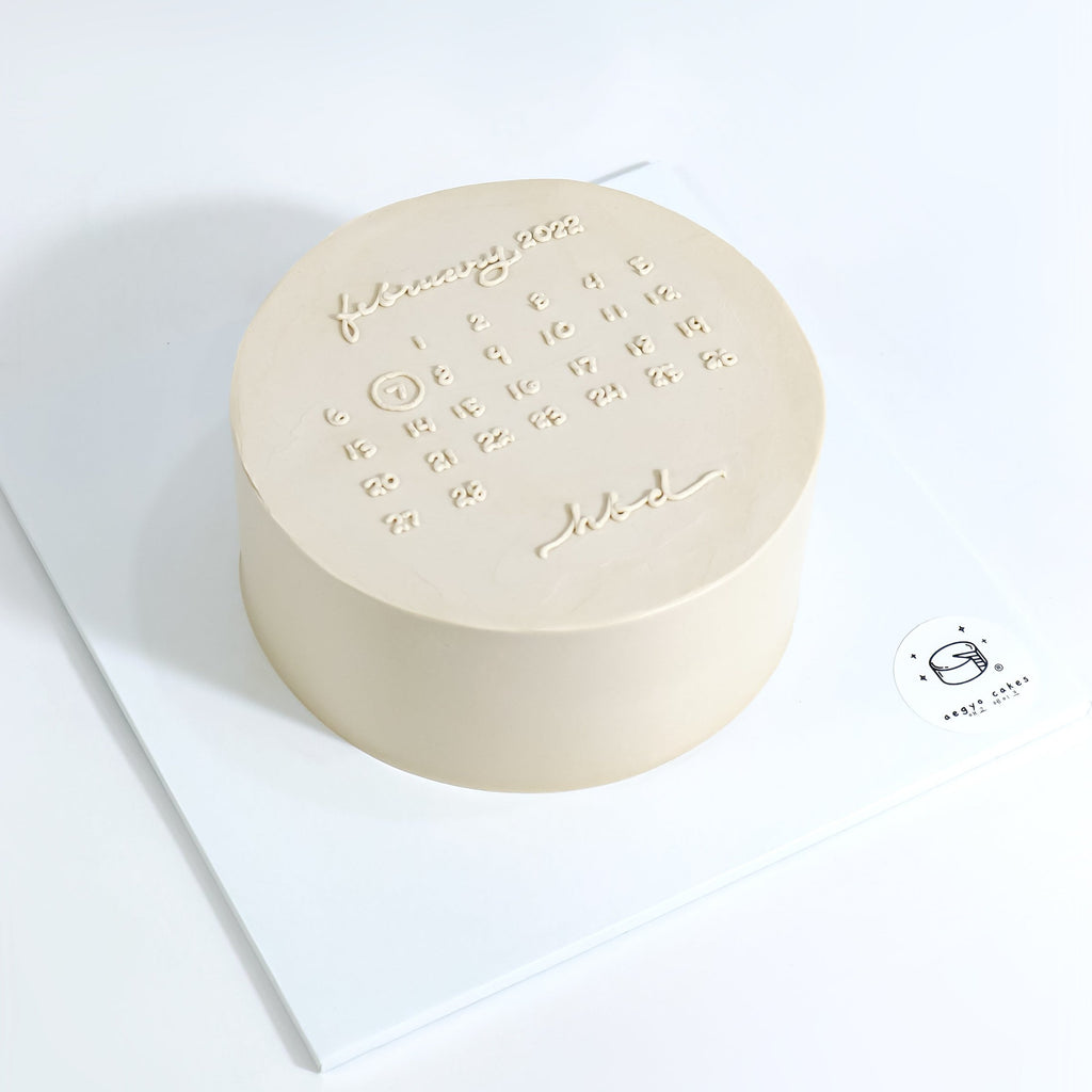Calendar Signature Aegyo Cake Slot Reservation