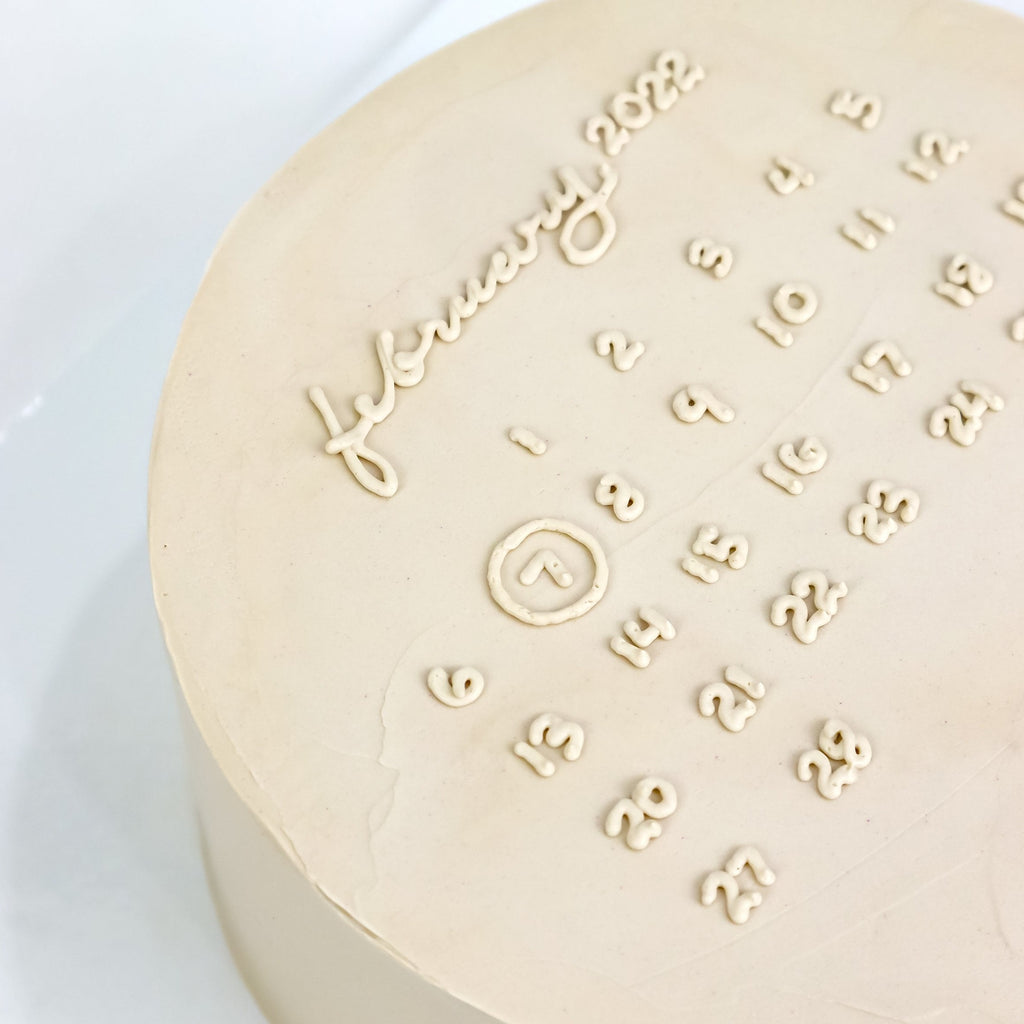 Calendar Signature Aegyo Cake Slot Reservation